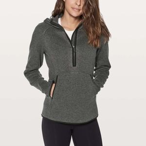 Lululemon Fleece Pullover Heather Black Size 4